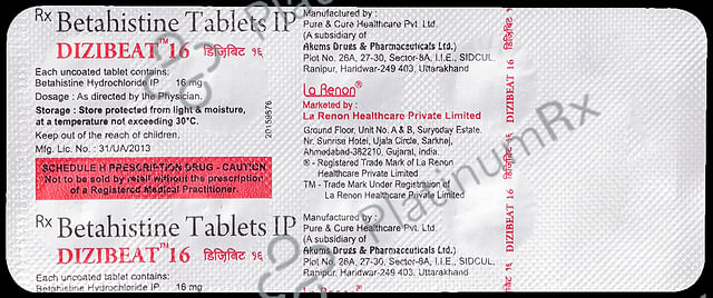Dizibeat 16mg Tablet 10s