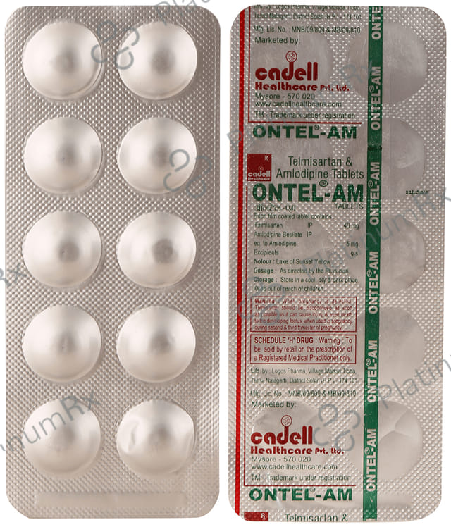 Ontel AM 5/40mg Tablet 10s