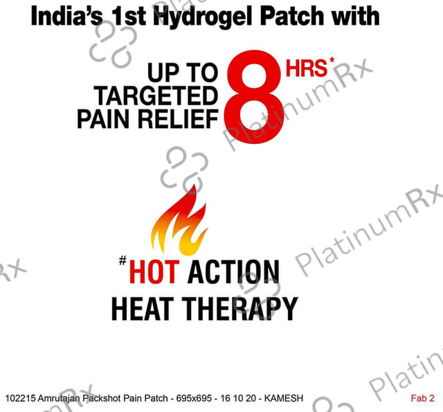 Amrutanjan Advanced Pain Relief + Stick-On Patch
