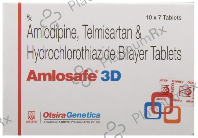 Amlosafe 3D 5/12.5/40mg Tablet 7s
