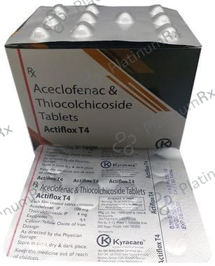 Actiflox T 4/100mg Tablet 10s