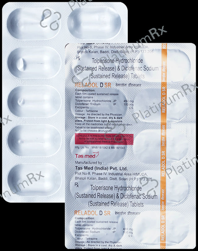 Reladol D 450mg/100mg Tablet SR