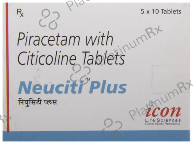 Neuciti Plus 500/400mg Tablet 10s