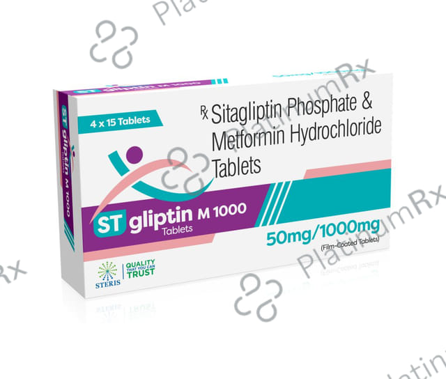 St Gliptin M 50/1000mg Tablet 15s