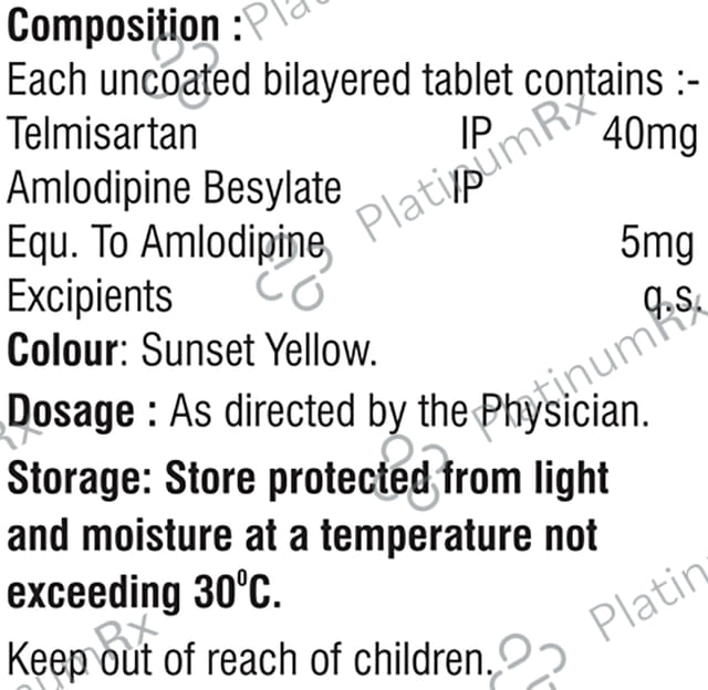 Asmitel AM 40mg/5mg Tablet