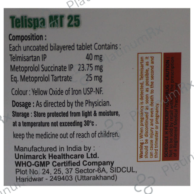 Telispa MT 25 Tablet