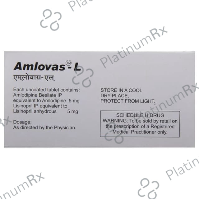 Amlovas L 5/5mg Tablet 15s
