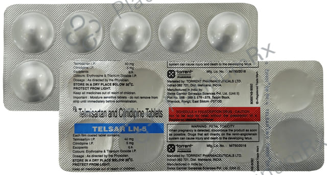 Telsar LN 5/40mg Tablet 10s
