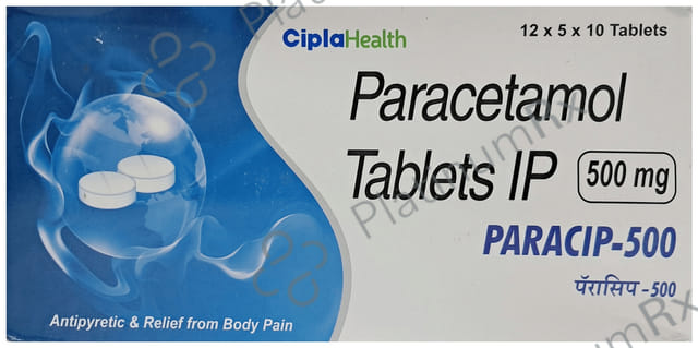 Paracip 500mg Tablet 10s