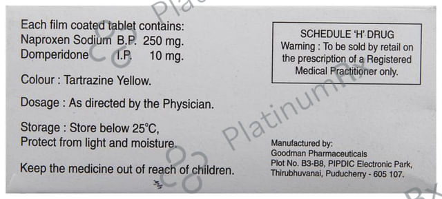 Xenadom 10/250mg Tablet 10s