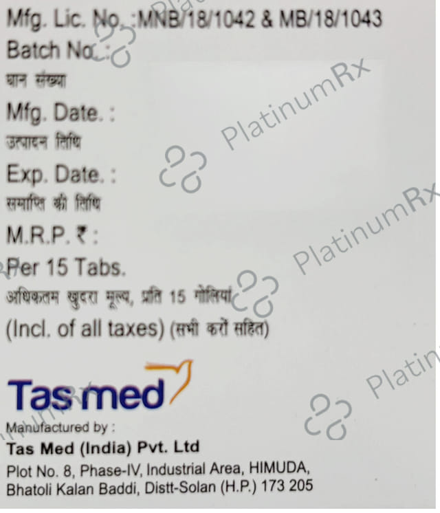 Torsitas 5mg Tablet 15s