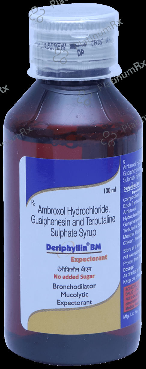 Deriphyllin BM 30/50/1.25mg Syrup 100ml