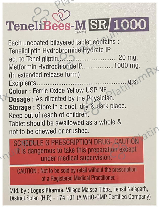 Tenelibees M SR 1000 Tablet 10s