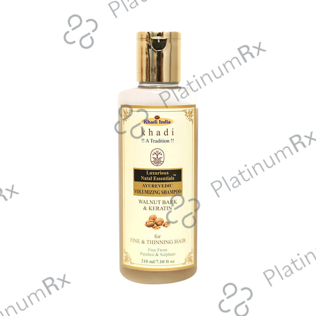 Luxurious Natal Essentials Ayurvedic Volumizing Shampoo Walnut Bark & Keratin