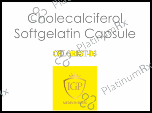 Chlorest D3 Soft Gelatin Capsule 4s