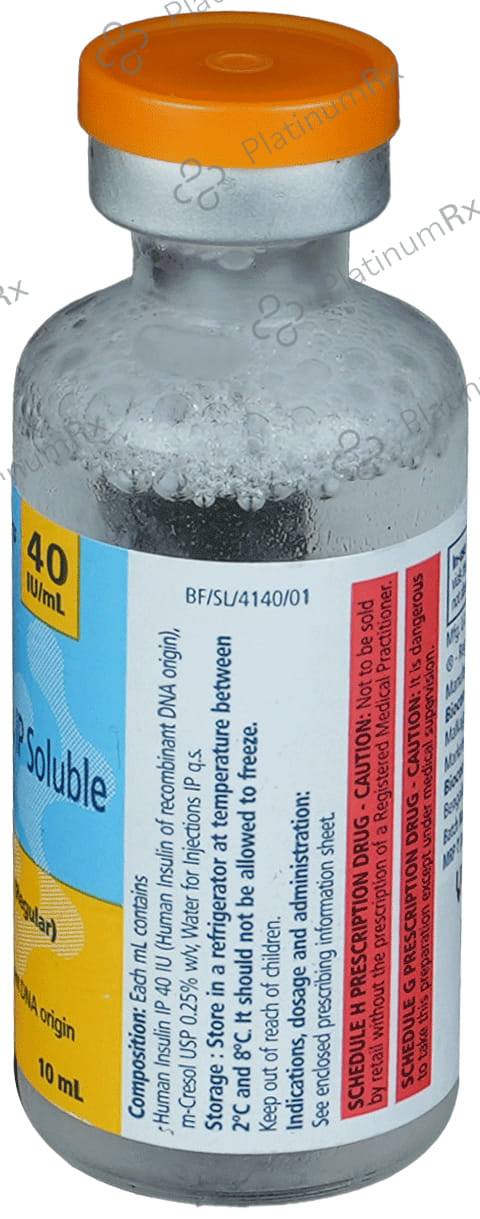 Insugen R 40IU/ml Solution for Injection 10ml