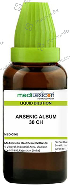 Medilexicon Arsenicum Album Dilution 30 CH
