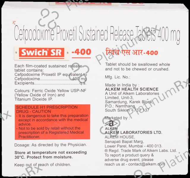 Swich 400mg Tablet SR 5s