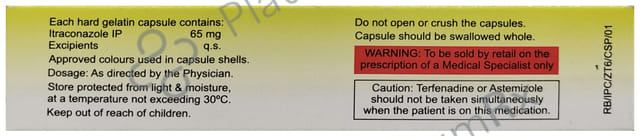 Zti SB 65mg Capsule 10s