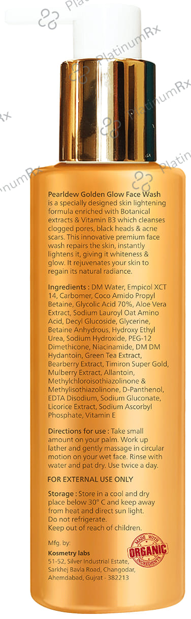 Pearldew Golden Glow Face Wash