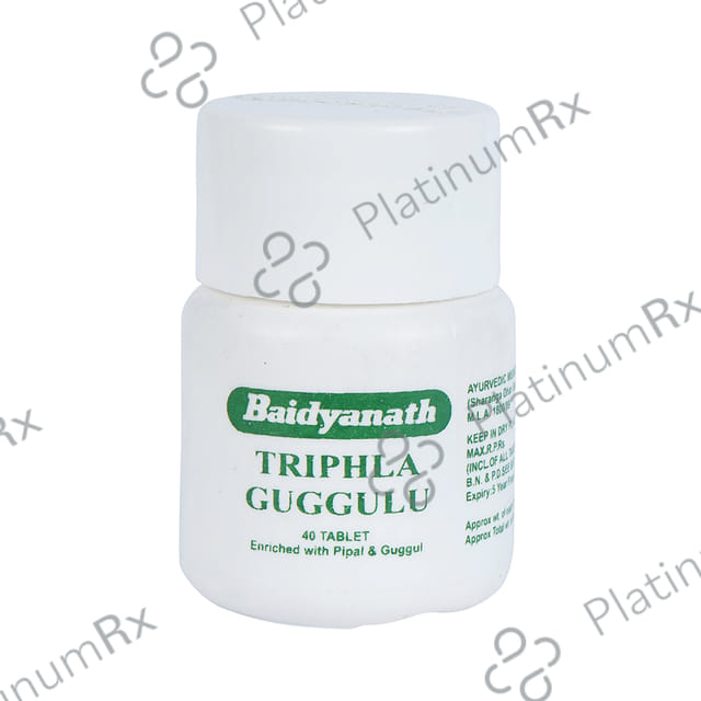 Baidyanath (Jhansi) Triphala Guggulu Tablet 40 tablets