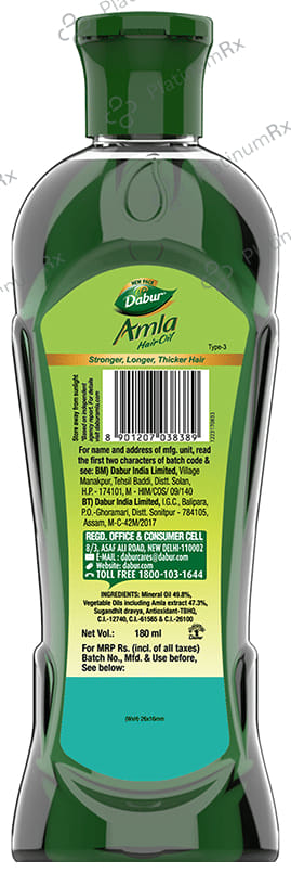 Dabur Amla Hair Oil 180ml