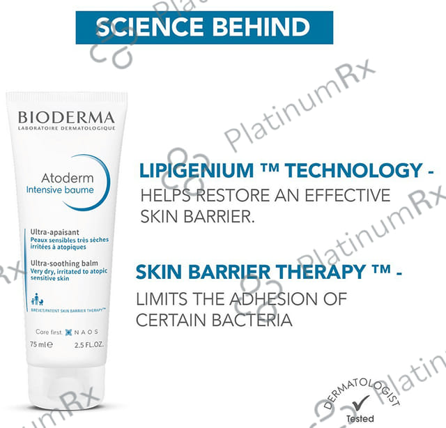 Bioderma Atoderm Intensive Baume Ultra Soothing Balm 75ml