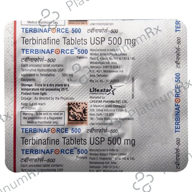 Terbinaforce 500mg Tablet 7s