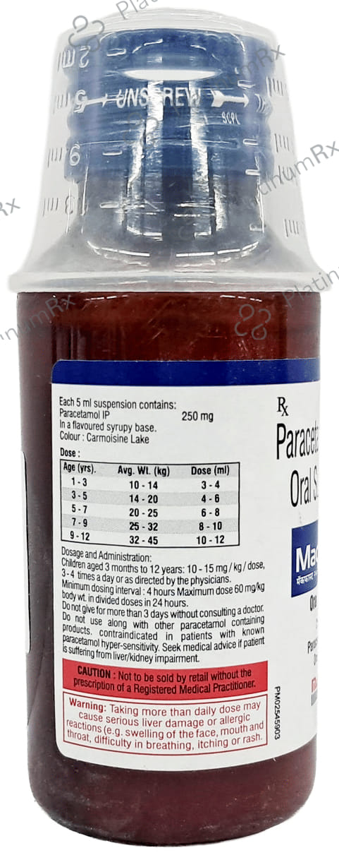 Macfast 250mg Oral Suspension 60ml