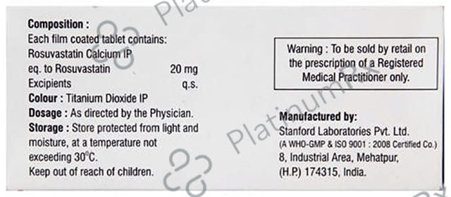 Roslaren 20mg Tablet 10s