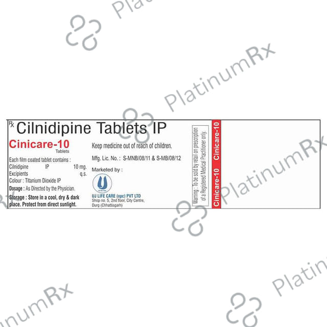 Cinicare 10mg Tablet 10s