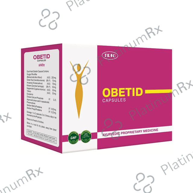 Trio Obetid Capsule (10 Each) 10 strips