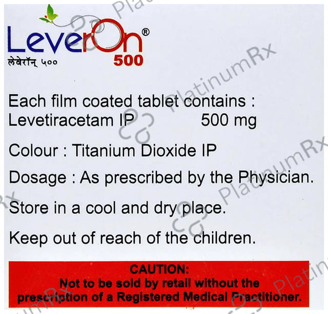 Leveron 500mg Tablet 10s
