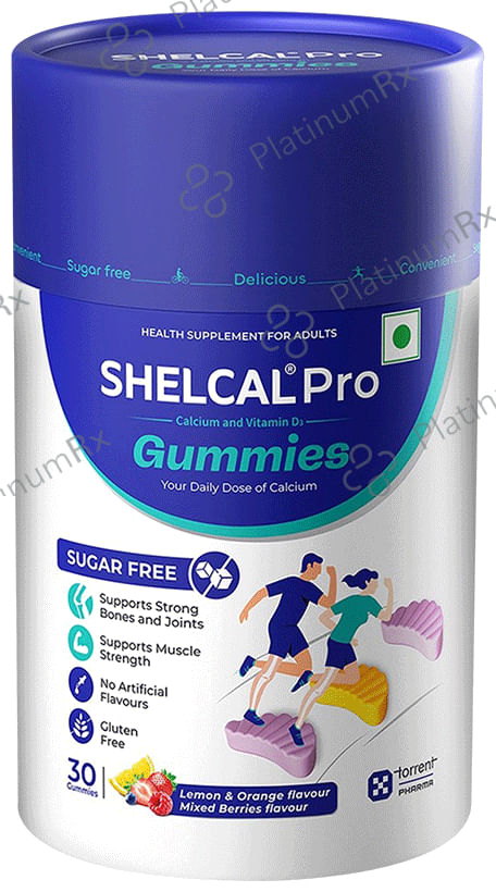Shelcal Pro Calcium & Vitamin D3 Gummy 30s