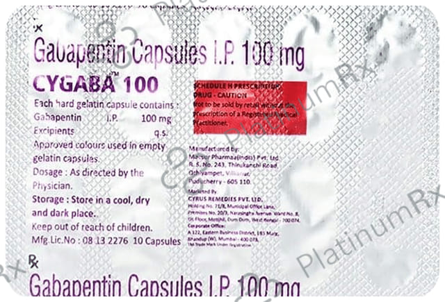 Cygaba 100mg Capsule