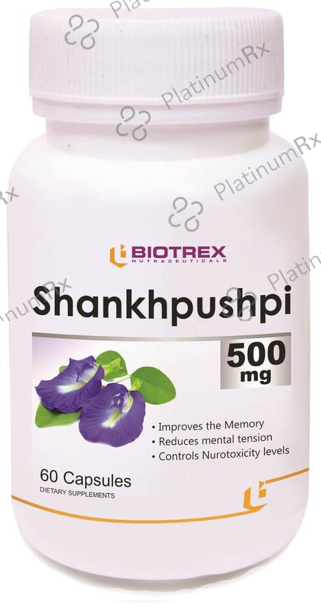 Biotrex Shankhpushpi 500mg Capsule