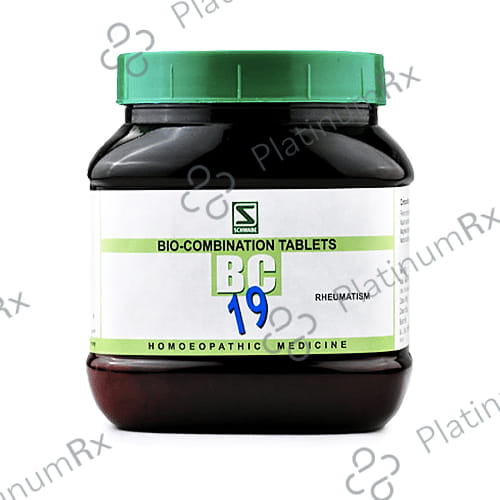 Dr Willmar Schwabe India Bio-Combination 19 (BC 19) Tablet 550 gm