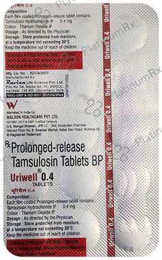 Uriwell 0.4 Tablet PR 15 Tablet PR