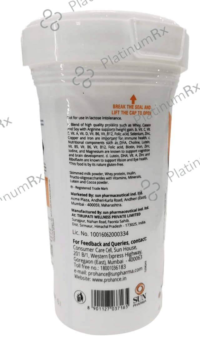 Prohance Junior Chocolate Flavour Powder 400gm
