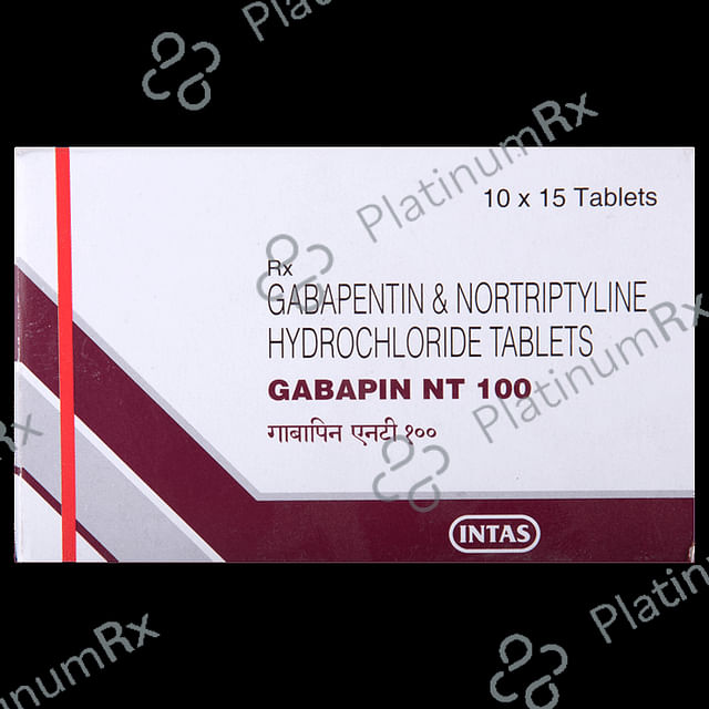 Gabapin NT 100/10mg Tablet 15s