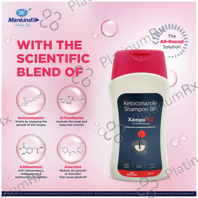 Xampu KZ 2% Anti Dandruff Shampoo 100ml