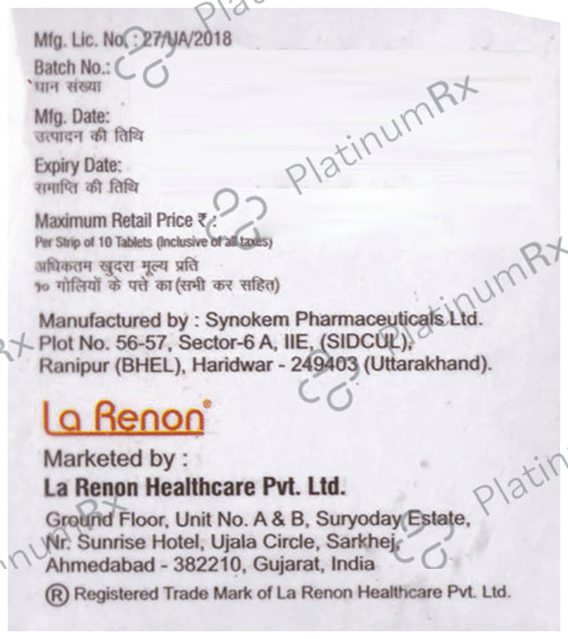 Tenligress 20mg Tablet 10s