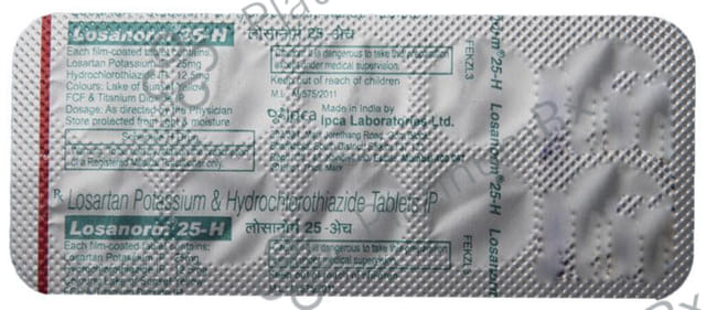 Losanorm H 25/12.5mg Tablet 10s