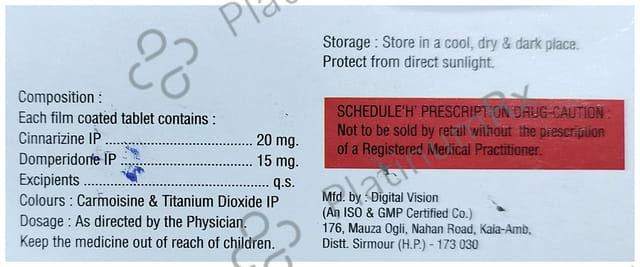 C Naz D 20/15mg Tablet 10s