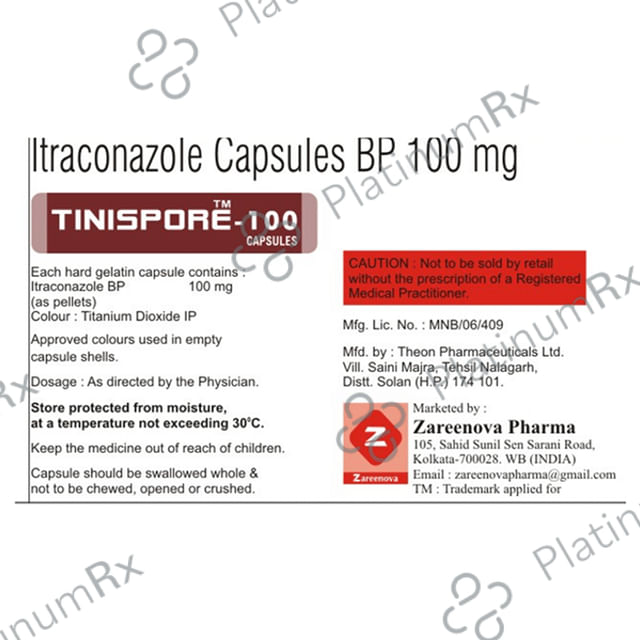 Tinispore 100 Capsule