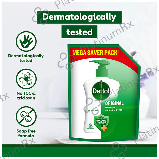 Dettol Liquid Handwash Refill Original Liquid 1500ml