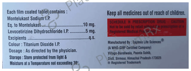 Allerend M 10/5mg Tablet 10s