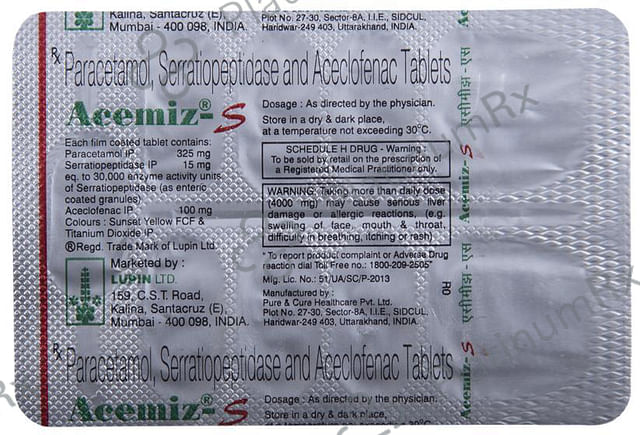 Acemiz S Tablet 10s