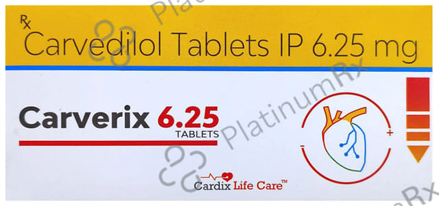 Carverix 6.25mg Tablet