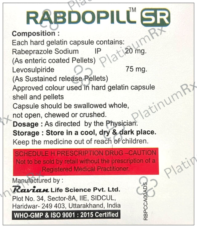 Rabdopill SR Capsule 10s